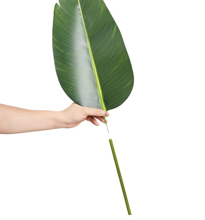 Artificial Birds Of Paradise Tree, 5 FT Tall Faux Plant, PE Material & Anti-Tip Tilt Protection Low-Maintenance Plant, Lifelike Green Fake Tree For Home Office Warehouse Decor Indoor Outdoor