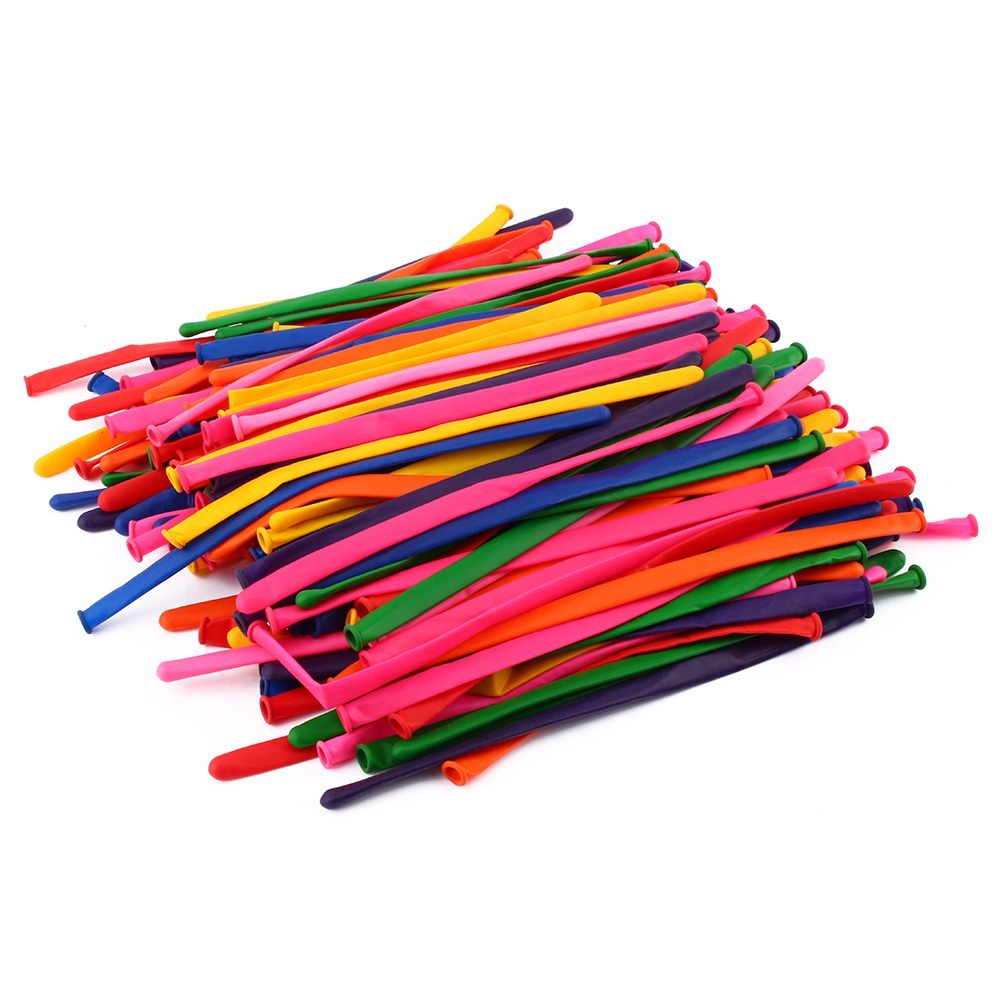 200pcs Magic DIY Long Twist Latex Balloons Tying Making Decor Mixed Mix Color