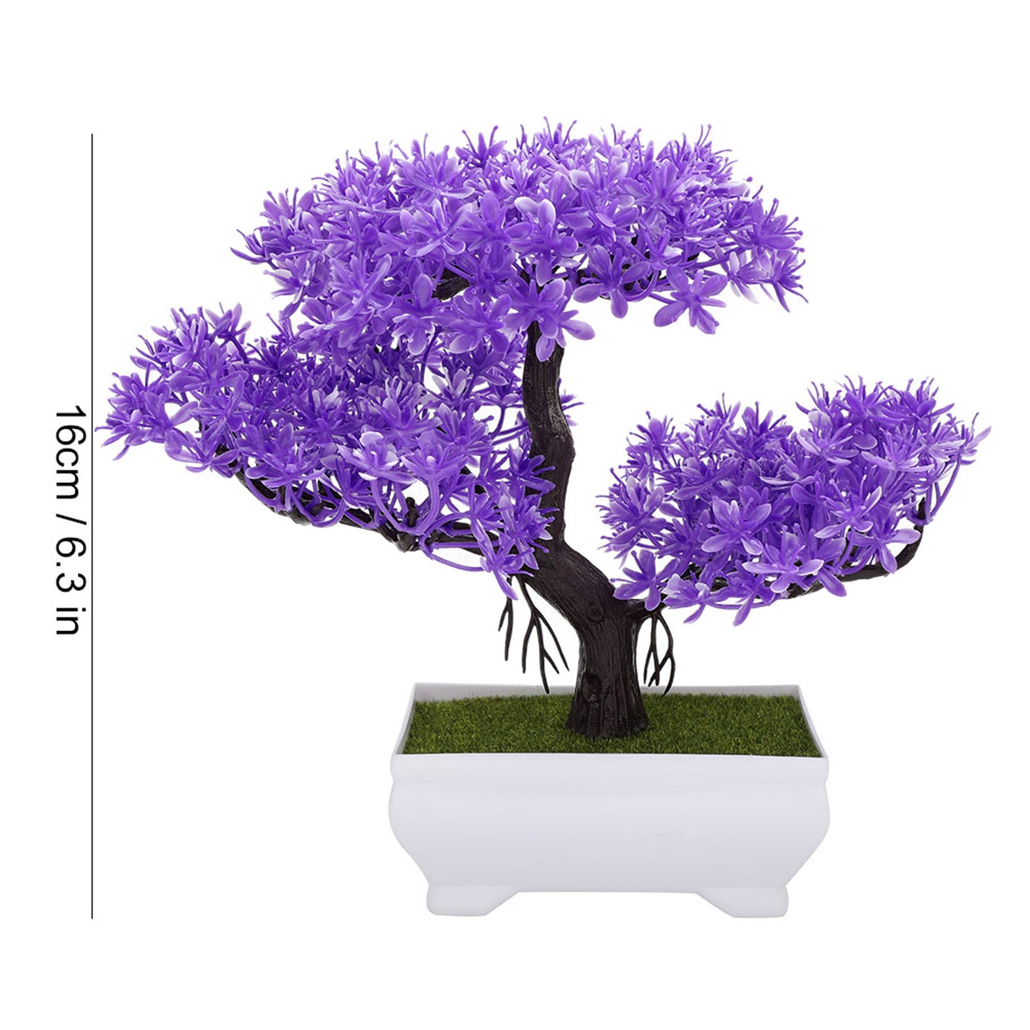 Artificial Bonsai Fake Blossom Flower Potted Plant Home Office Decor