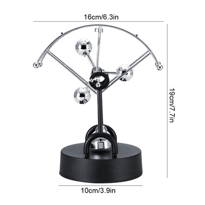 Semi golbe shape Revolving Gadget Perpetual Motion Desk Office Decor Physics Science Art Toy