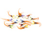 12Pcs Lovely Simulation Bird Tree Binding Artificial Bird Decor Craft for Plant Home Decoration