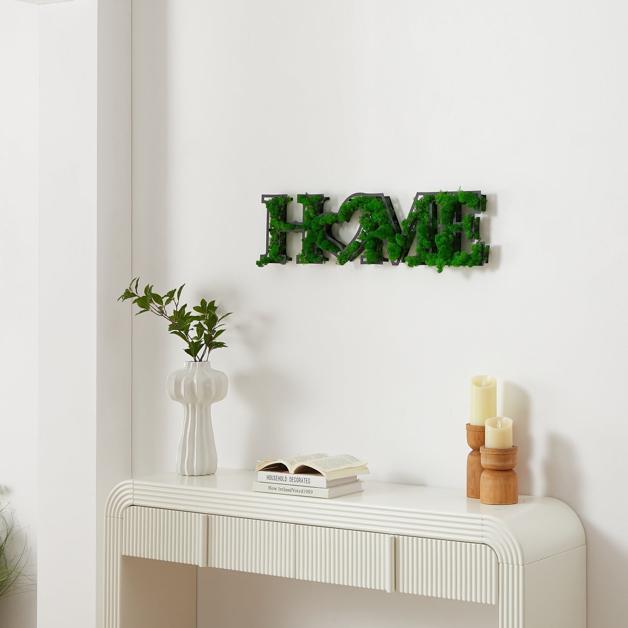 HOME Letter Art Moss Wall Hangings