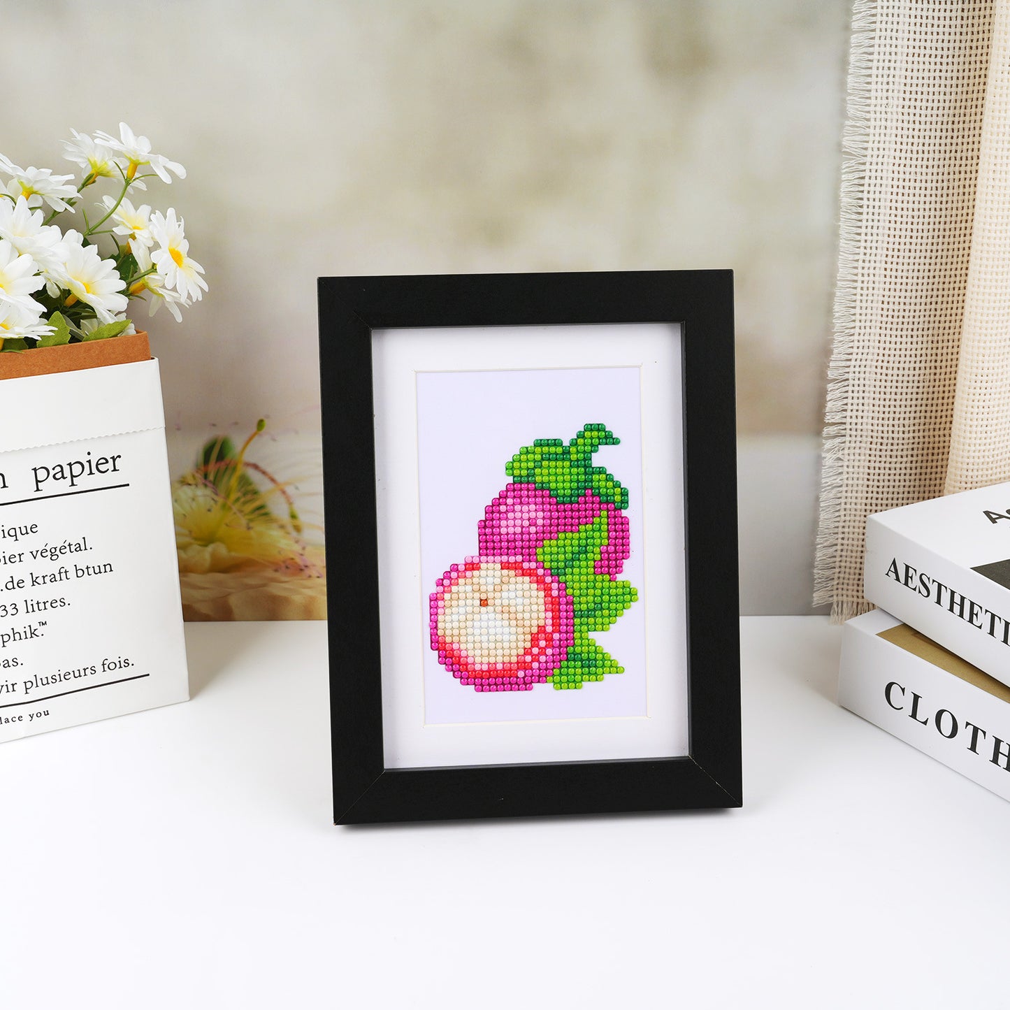 5D Diamond Painting 5X7 Inch Frameless Creative Fruit Pineapple