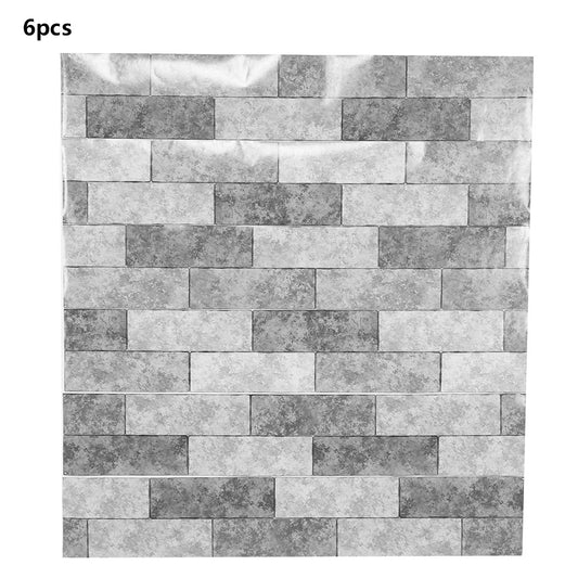 Simulation Brick Grain Pattern Stair Sticker Self Adhesive Wall Decal Floor Sticker  Home Decor