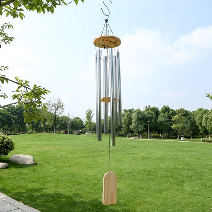 Classic Solid Wood Metal Multi-tube Wind Chimes Home Decoration