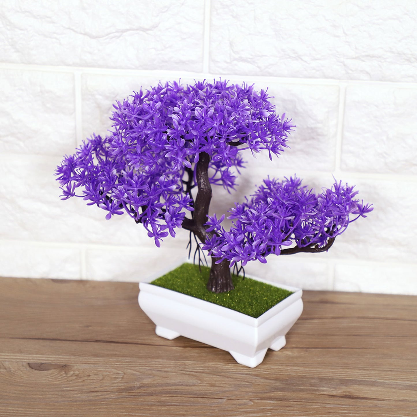 Artificial Bonsai Fake Blossom Flower Potted Plant Home Office Decor