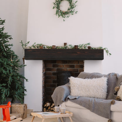 Rustic Wood Mantels, Wall Mounted And Floating Shelves For Home Decor