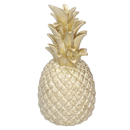 Resin Artificial Pineapple Decoration Household Decorative Pineapple Nordic Home Desk Decor DecorationGold, Medium