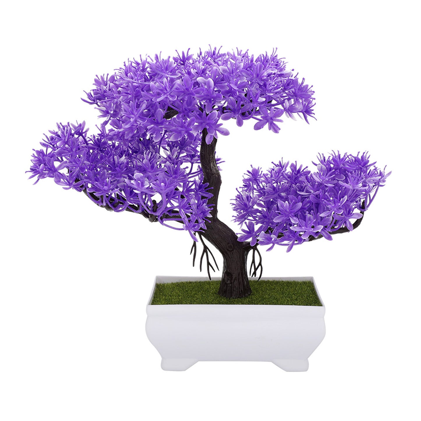 Artificial Bonsai Fake Blossom Flower Potted Plant Home Office Decor