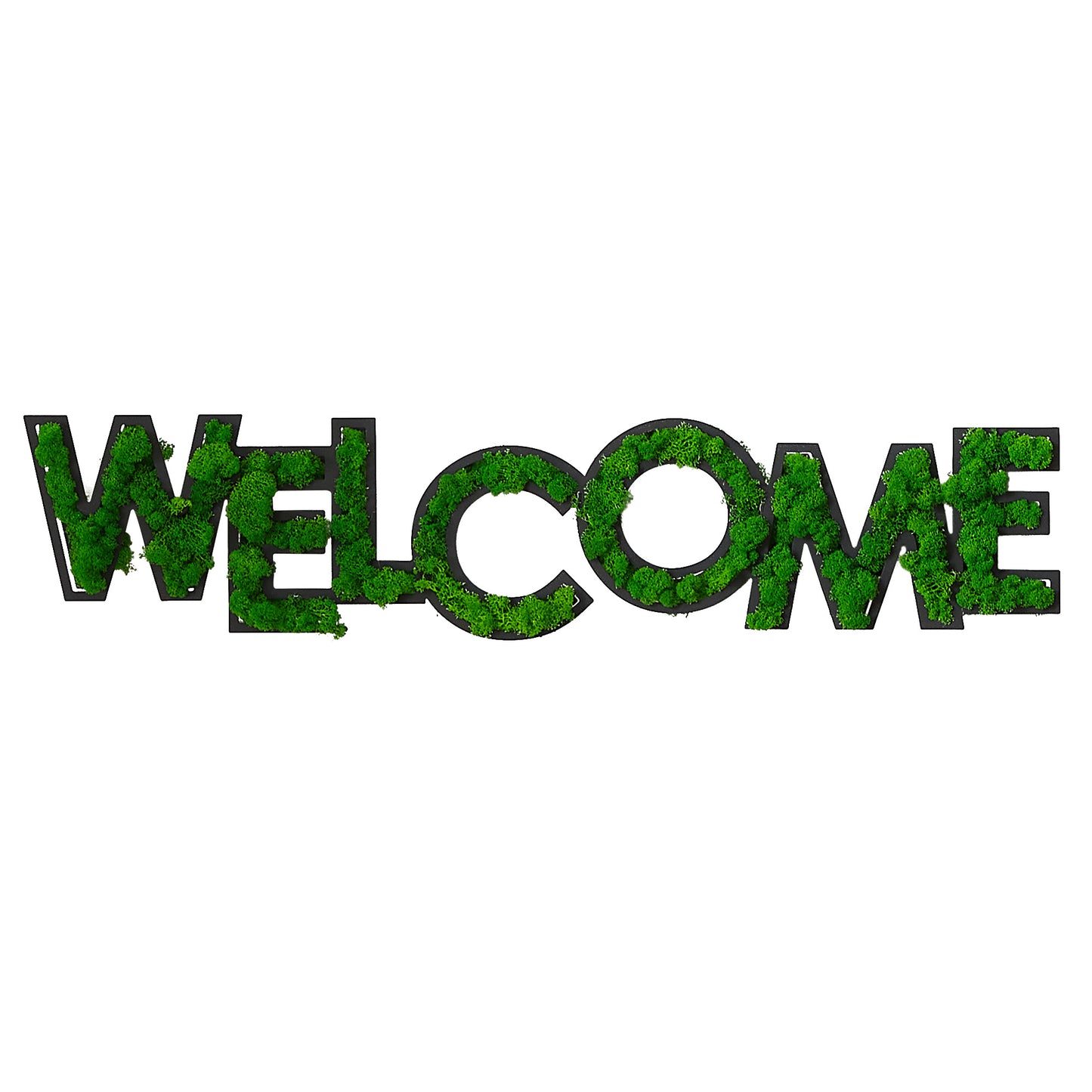 WELCOME Letter Art Moss Wall Decorations