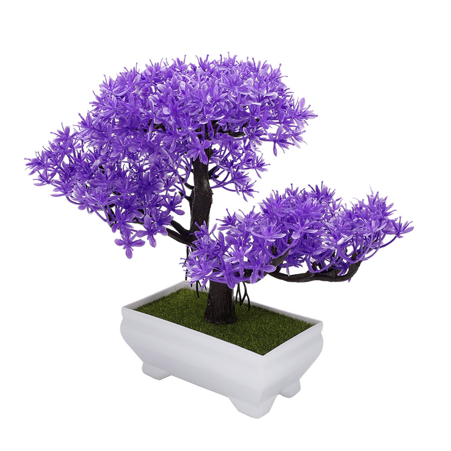 Artificial Bonsai Fake Blossom Flower Potted Plant Home Office Decor