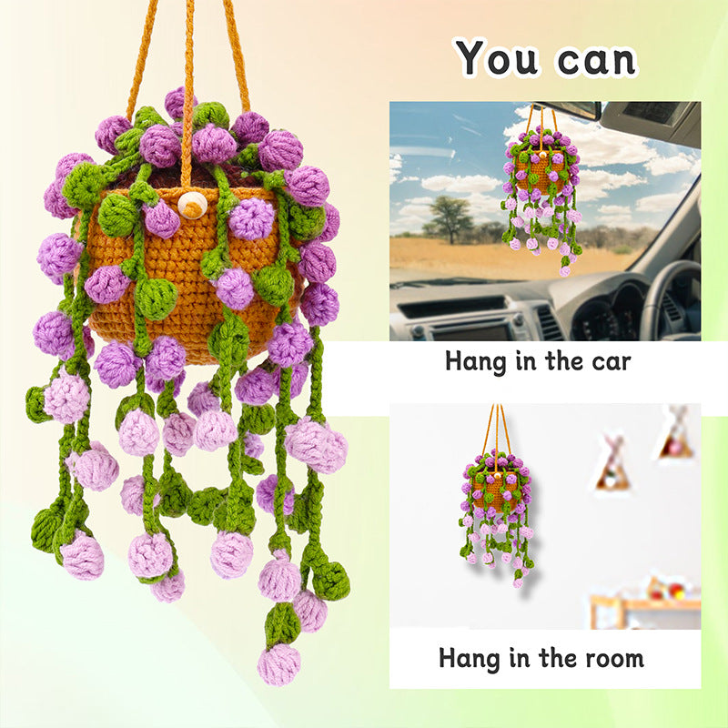 Decorative Plant Crochet Hook Material Package Pendant