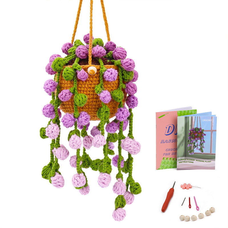 Decorative Plant Crochet Hook Material Package Pendant