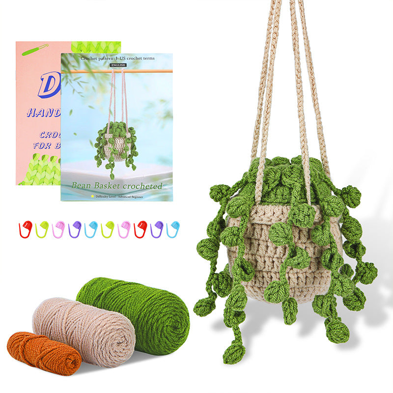 Decorative Plant Crochet Hook Material Package Pendant