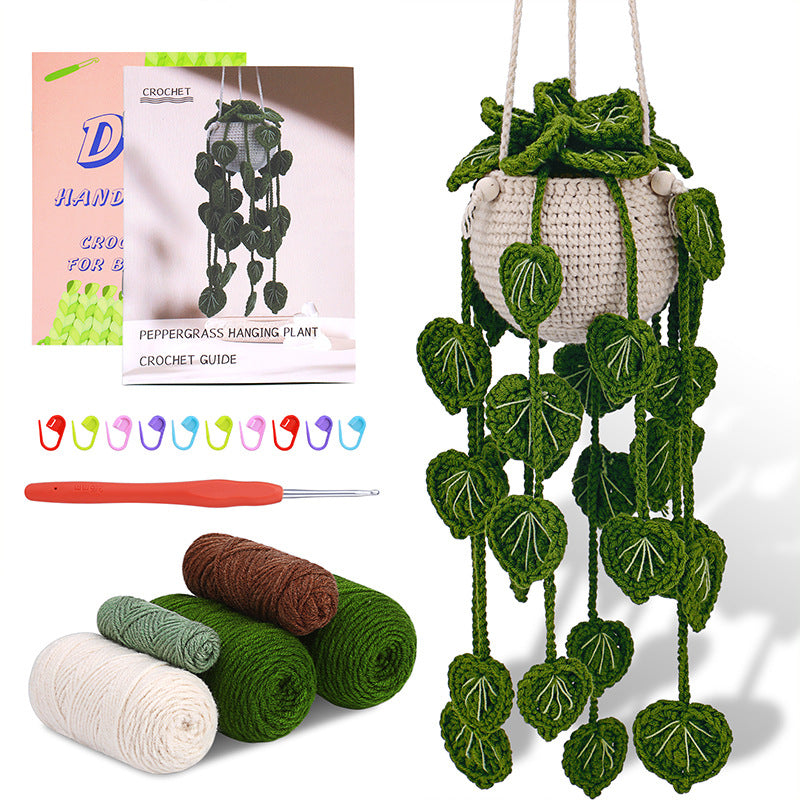 Decorative Plant Crochet Hook Material Package Pendant