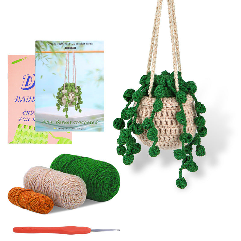 Decorative Plant Crochet Hook Material Package Pendant