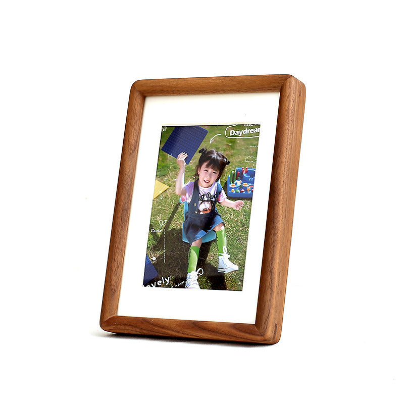 Black Walnut Table-top Solid Wood Photo Frame Advanced Sense