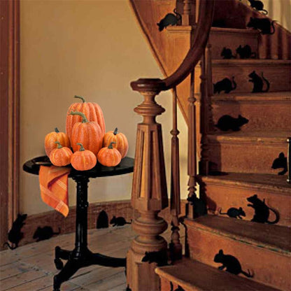 7PCS Simulation Pumpkin Model Artificial Pumpkin Decoration Home Table Decor for Thanksgiving and Halloween