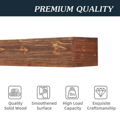 Rustic Wood Mantels, Wall Mounted And Floating Shelves For Home Decor