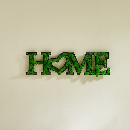 HOME Letter Art Moss Wall Hangings