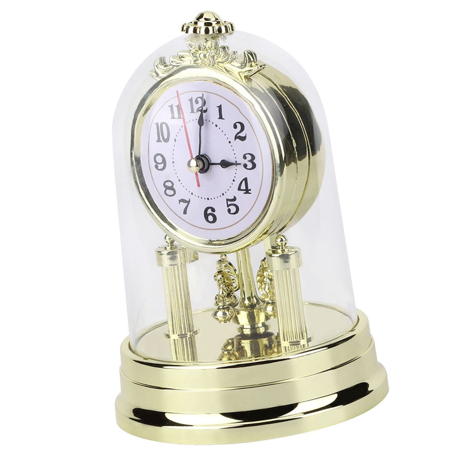 European Retro Style Living Room Clock Antique Silent Table Clock Home Decor