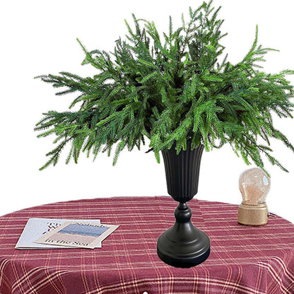 12pc Artificial Norfolk Pine Branches  Pine Needle Branch For Christmas Decor