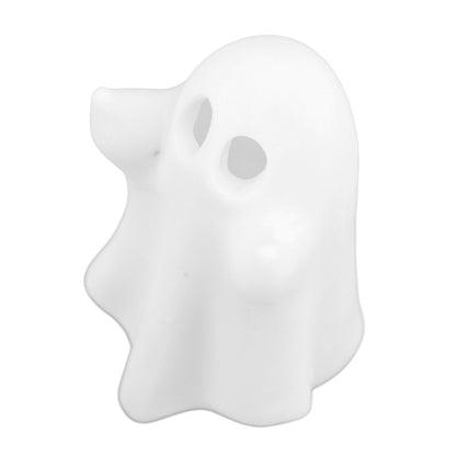 Resin Ghost Statue Small Scary Halloween Ghost Sculpture Figurine Rude Ghost Ornament for Home Office Decor