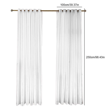 Korean Style Door Window Curtain Blackout Drape Bathroom Livling room Decor White