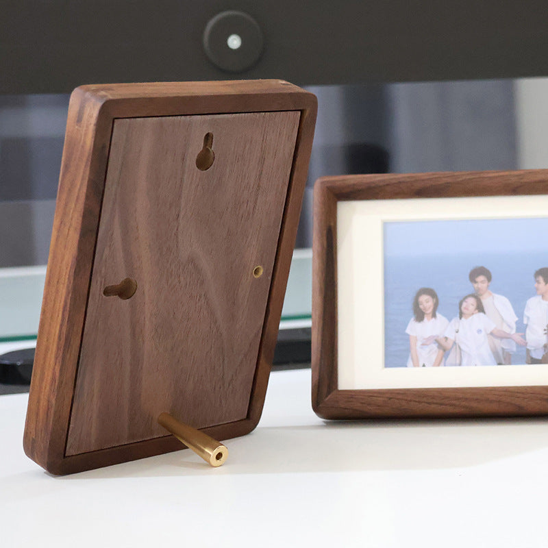 Black Walnut Table-top Solid Wood Photo Frame Advanced Sense