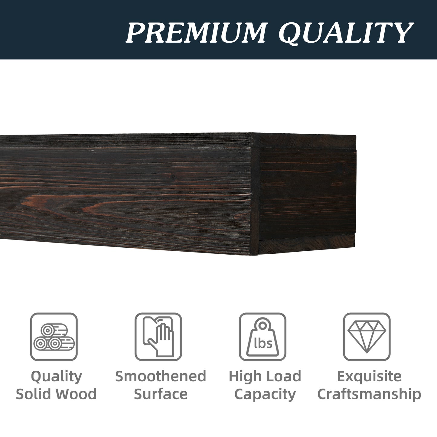 Rustic Wood Mantels, Wall Mounted And Floating Shelves For Home Decor