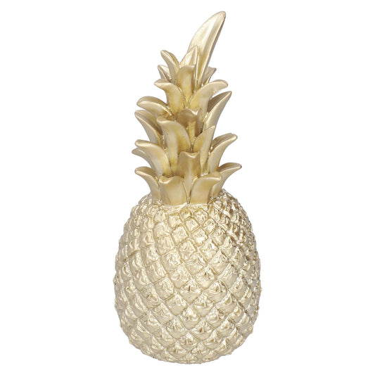 Resin Artificial Pineapple Decoration Household Decorative Pineapple Nordic Home Desk Decor DecorationGold, Medium