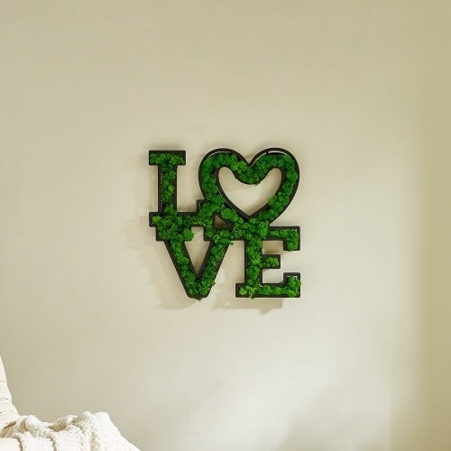 LOVE Letter Art Moss Wall Decorations